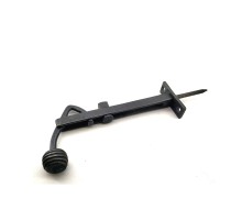 Antika Tarz Dekoratif Pirinç Ayarlı Panjur Stoperi - 150x55 mm, Oksit