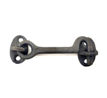 Antika Tarz Dekoratif Pirinç Çengeli - 8,5cm, Oksit