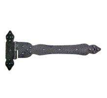 Antika Tarz Dekoratif Pirinç Kuyruklu Yönlü Dövme Menteşe - Battal, Oksit