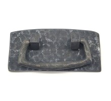 Antika Tarz Dekoratif Pirinç Otantik Dövme Kapı Kulbu - 45x90 mm, Oksit