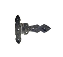 Antika Tarz Dekoratif Pirinç Kuyruklu Düğmeli Menteşe No1 - 117x142 mm, Oksit