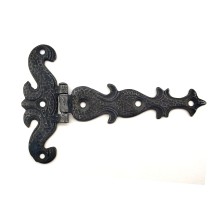 Antika Tarz Dekoratif Pirinç Kuyruklu Kelebek Menteşe - 94x147 mm, Oksit