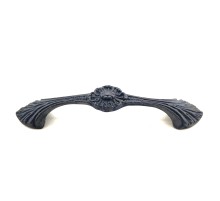 Antika Tarz Dekoratif Pirinç Göz Mobilya Kulbu - 21x127 mm, Oksit