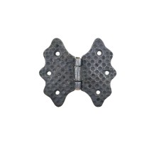 Antika Tarz Dekoratif Pirinç Kelebek Menteşe - 92 mm, Oksit