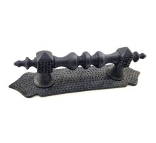 Antika Tarz Dekoratif Pirinç Ağır Kapı Çekme Kolu - 280x65 mm, Oksit