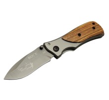 Buck Family X35 Kahverengi Kamp Çakı 15cm- Manuel, Ahşap Sap