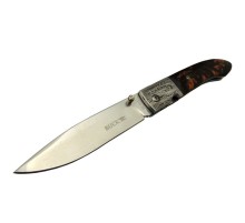 Buck Knives BK-011BK Kamp Çakı 23 cm - Kahverengi Sedef Sap, Kılıflı, Kutulu
