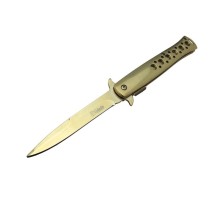 Tac-Force 1111A T-Lite Gold Kamp / Av Çakısı 23cm- Yarı Otomatik, Metal Sap
