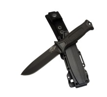 Tiger Tactical HTM 1041 A Siyah Outdoor / Survival Bıçak 27cm - Kauçuk Sap, Kılıflı, Kutulu