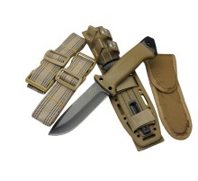 Tiger Tactical HTM 3321 B Kahverengi Outdoor / Survival Bıçak 27cm - Kauçuk Sap, Kılıflı, Kutulu