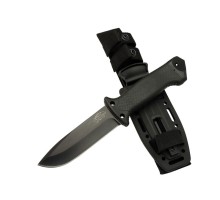 Tiger Tactical HTM 3321 A Siyah Outdoor / Survival Bıçak 27cm - Kauçuk Sap, Kılıflı, Kutulu