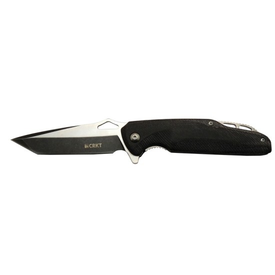 Crkt Predator 706 CBK Siyah Kamp / Outdoor Çakı 21cm - Yarı Otomatik, Kutulu