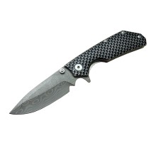 Damascus DMS 2 16 Gri Kamp Çakı 21cm- Yarı Otomatik, Metal Sap