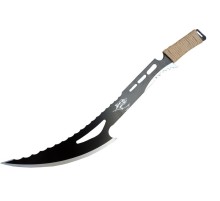 Dekoratif Azrail Kılıcı 70 cm, Hasır İp Saplı, Keskin Değildir