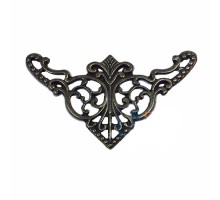 Dekoratif Köşe Süsü, Köşelik - Büyük, 31x55mm, Antik, 1 Adet