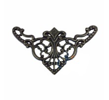 Dekoratif Köşe Süsü, Köşelik - Büyük, 31x55mm, Antik, 1 Adet