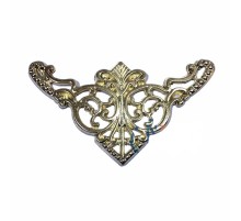 Dekoratif Köşe Süsü, Köşelik - Büyük, 31x55mm, Sarı, 1 Adet