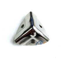 Dekoratif, Kutu, Sandık Köşesi - 35x22 mm, Küçük, Nikel, 100 Adet