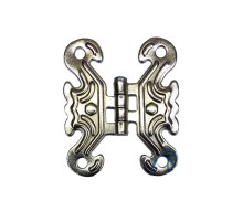 Dekoratif Sac Kelebek Menteşe - Küçük, Nikel, 100 Adet