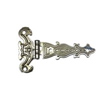 Dekoratif, Sac Tek Kuyruklu Menteşe - 40x68 mm, Küçük, Nikel, 100 Adet