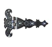 Dekoratif, Sac Tek Kuyruklu Menteşe - 40x68 mm, Küçük, Eskitme, 100 Adet