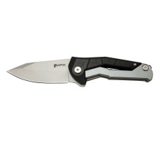 DpxGear Sugga 915B BK Siyah & Beyaz Kamp / Outdoor Çakı 17,5cm - Yarı Otomatik, Kutulu
