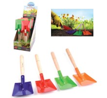 Mini Bahçe Küreği - Saplı 12x14cm