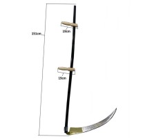 Günaş Komple Tırpan - Metal Saplı 6 Parça Set - Ahşap Elcik 65 cm