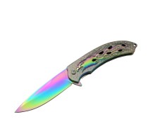 Kartal  Rainbowi TK 21 cm Kamp / Outdoor Çakı  - Yarı Otomatik, Kutulu