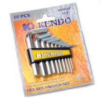 Kendo 6 Köşe Alyan Seti 10 Parça