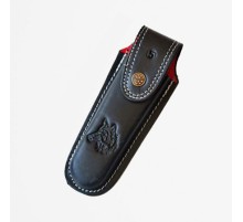Kurt Figürlü Hakiki Deri Çakı Kılıfı No:2, 12 x 4 cm