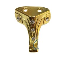 Moda Taşlı Ahşap Sandık Ayağı, Kutu Ayak 3,5 cm - Sarı, 50 Adet