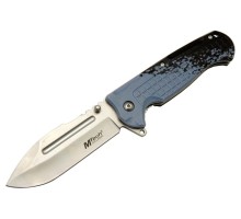 4281 Mavi Kamp Çakı 21cm - Yarı Otomatik, Oluklu