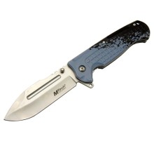 4281 Mavi Kamp Çakı 21cm - Yarı Otomatik, Oluklu