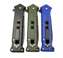 4352 Mavi Bas - Çek Kamp Çakı 20cm- Otomatik