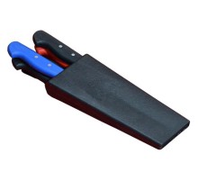 Plastik Bıçak Kütüklüğü 4 lü - Kırmızı, Plastik Bıçak Çanta