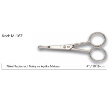 Rose Europe Aplike ve Nakış Makası Kıvrık Küt Uçlu No:4 10,16 CM