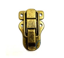 Sandık, Kutu Klipsi, Ön Kilidi - 48x30mm, Antik, 1 Adet
