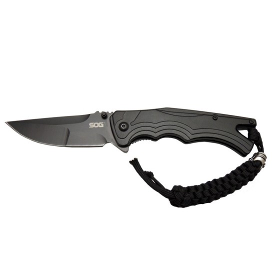 Sog Tighe Fifhter BRT 863BK Siyah Kamp Çakı 21cm - Yarı Otomatik, İpli