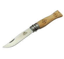 Sterling T0221 Bahçe Çakı 16 cm - Ahşap Sap, Bilezikli, Kılıflı