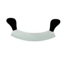 Bursa Paslanmaz Çift Saplı Pizza Satır, Zırh Bıçağı 25 cm