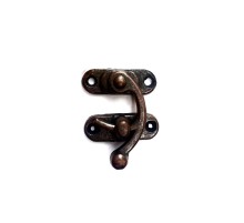 Yay Gözü, Ahşap Kutu Klipsi - Küçük 28x33 mm, Antik, 100 Adet