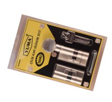 68mm Mandallı Çelik Kapı Tuzaklı Barel Seti - Saten