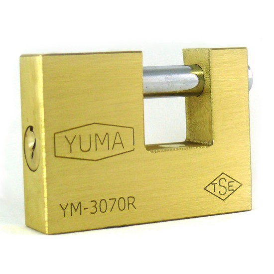 Kayar Milli Pirinç Asma Kilit 79 mm - Yeni Tip