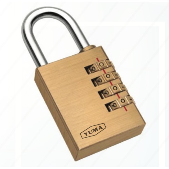 Pirinç Şifreli Asma Kilit - 3 Basamaklı 20mm