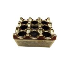 Zamak Akıllı Küllük / Kül Tablası, Tabağı - Eskitme Sarı