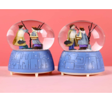 Işıklı Müzikli Kar Küresi Orta Boy MH-97