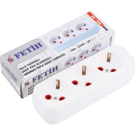 toptan-xml-dropshipping-Üçlü Boş Kasa Priz