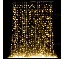 3 x 3 Perde Led Sarı Işık MZ126