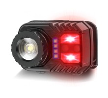 PeakStar PS-571 Sensör XPG COB LED USB Şarj Edilebilir Lityum Pilli Zoomlu Kafa Lambası